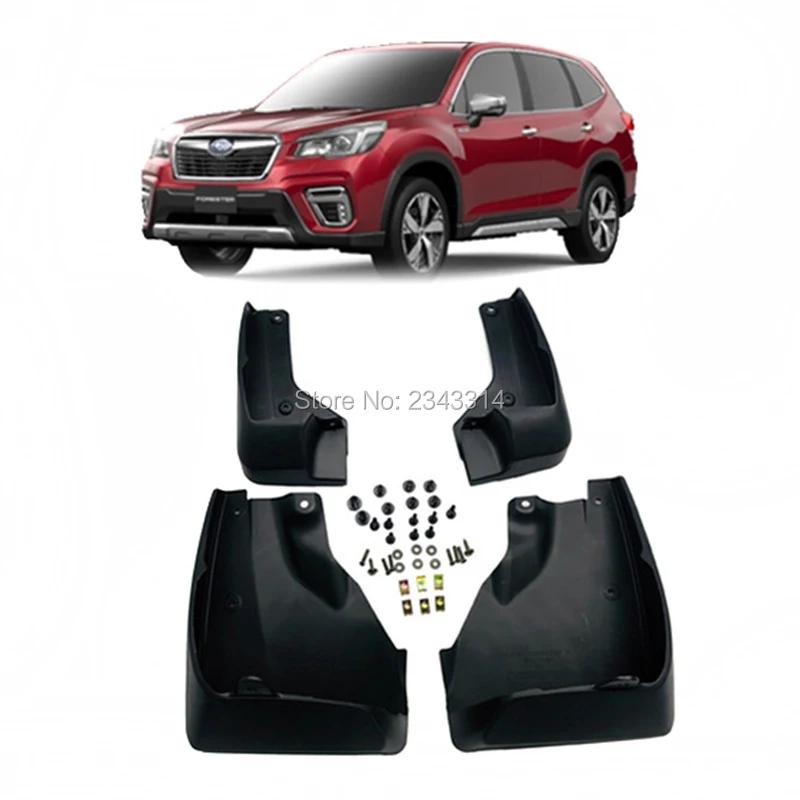 Пластиковые Брызговики для Subaru Forester 2018 2019 брызговики щитка от грязи наклейка на
