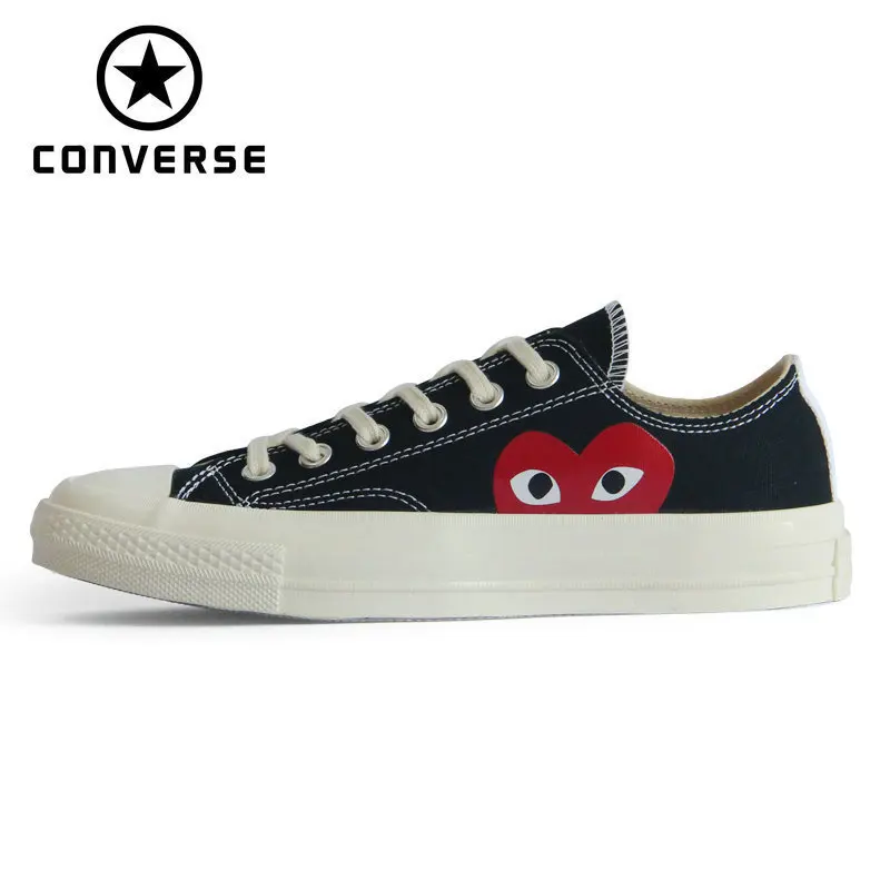 Converse зажимы 70 All Star Unsexy обувь для скейтбординга оригинальный CDG X Converse 1970 S для мужчин's спортивная обувь # 150206C