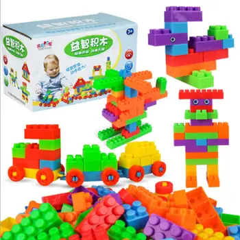 

Kid Baby 72Pcs Building Blocks City DIY Creative Bricks Educational Toy Sets GIFT