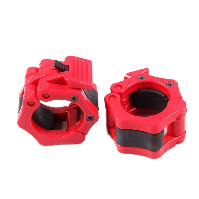 1Pcs Olympic Spinlock Collars Barbell Inner Diameter 50mm Lock Clips Clamp Weight lifting Bar Dumbbell For Fitness Body Building