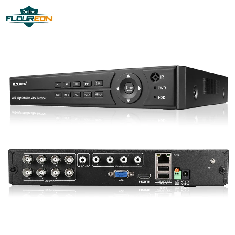 1 шт. видеорегистратор для наблюдения DVR 8CH 1080P 1080N HDMI H.264 CCTV безопасности видео