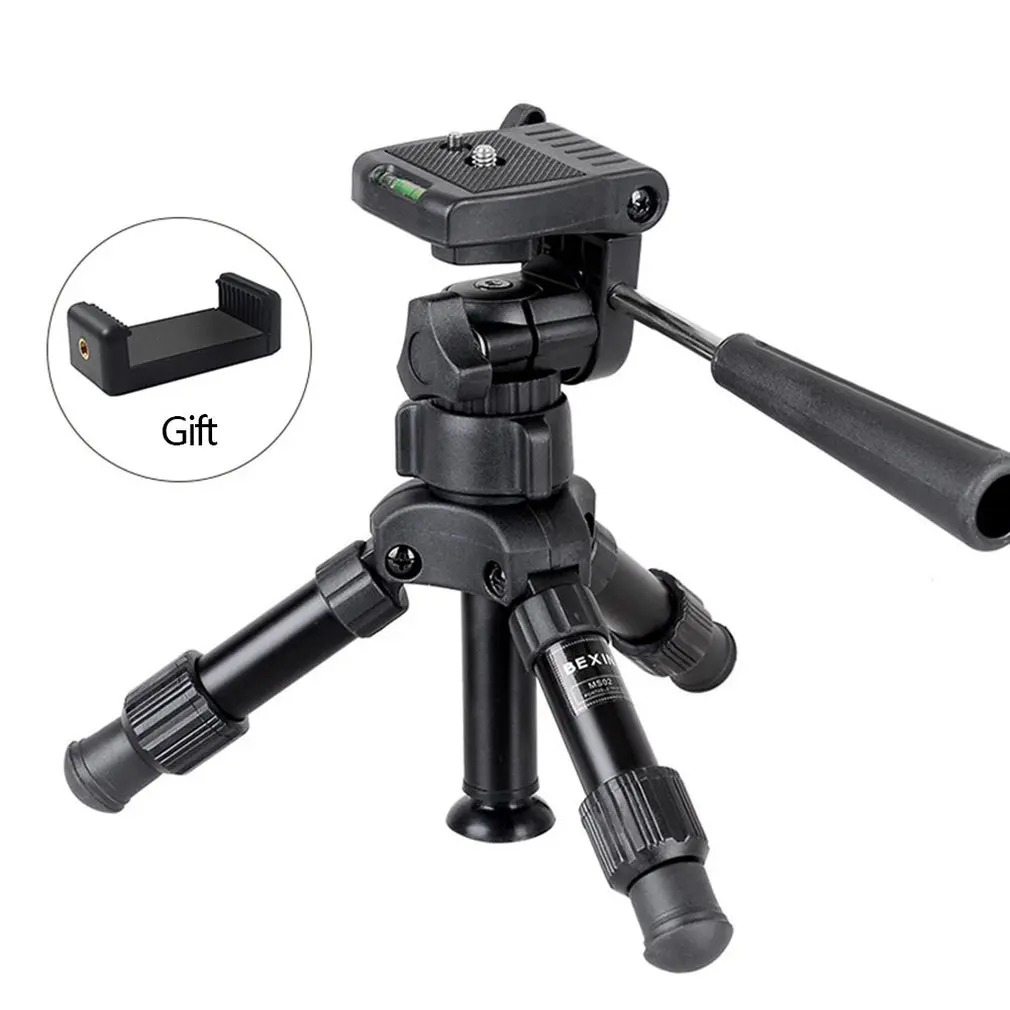 

MS02 Desktop Profesional Travel Camera Tripod Stand for Canon DSLR Camera Camcorder Mini Protable Tripod For Phone Camera