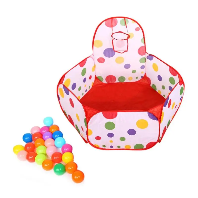 

Baby Kids Play Tent Indoor Playhouse Game Pool Toys with 25pcs Ocean Balls