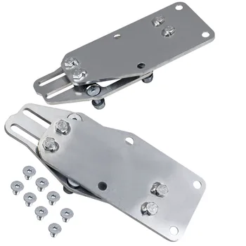 

Adjustable Motor Mounts Adapters Raw Steel for Chevy SBC BBC LS Engines