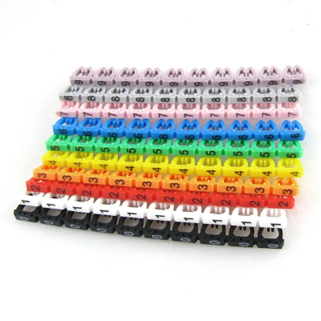 

4-6mm color for organizer cable management markers of 10 pieces