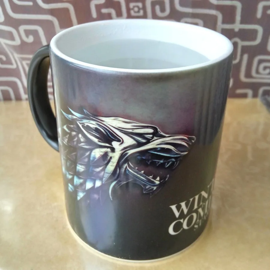 

Right Game Of Thrones Coffee Mug Color Change Funny Printed Cups And Mugs Ceramic Drinkware With Gift Box