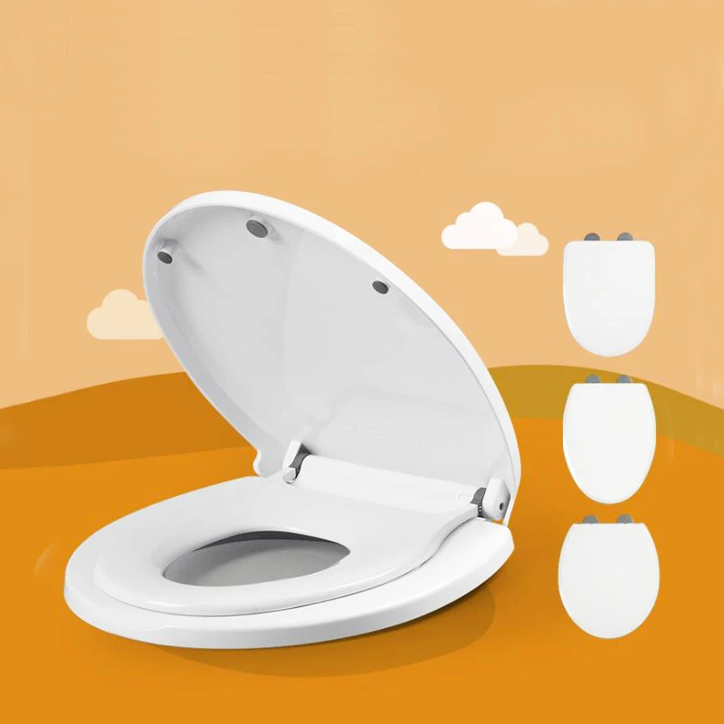 

White Color PP Material 3 Models Child and Adult Both Size of Toilet Seats