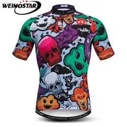 Weimostar короткий рукав Велоспорт Джерси костюмы футболки для горного велосипеда велосипедный спорт одежда для верховой езды Ropa Ciclsimo