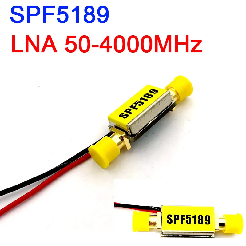 

SPF5189 LNA 50-4000MHz RF малошумный усилитель NF = 0.6dB FM HF VHF / UHF Ham радио усилитель усиления 22DB 1,9 GHz