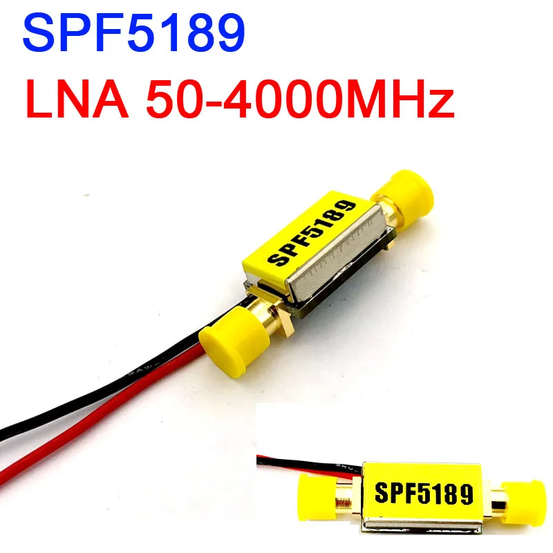 SPF5189 LNA 50M 4000MHz RF Low Noise Amplifier NF=0.6dB FM HF VHF / UHF