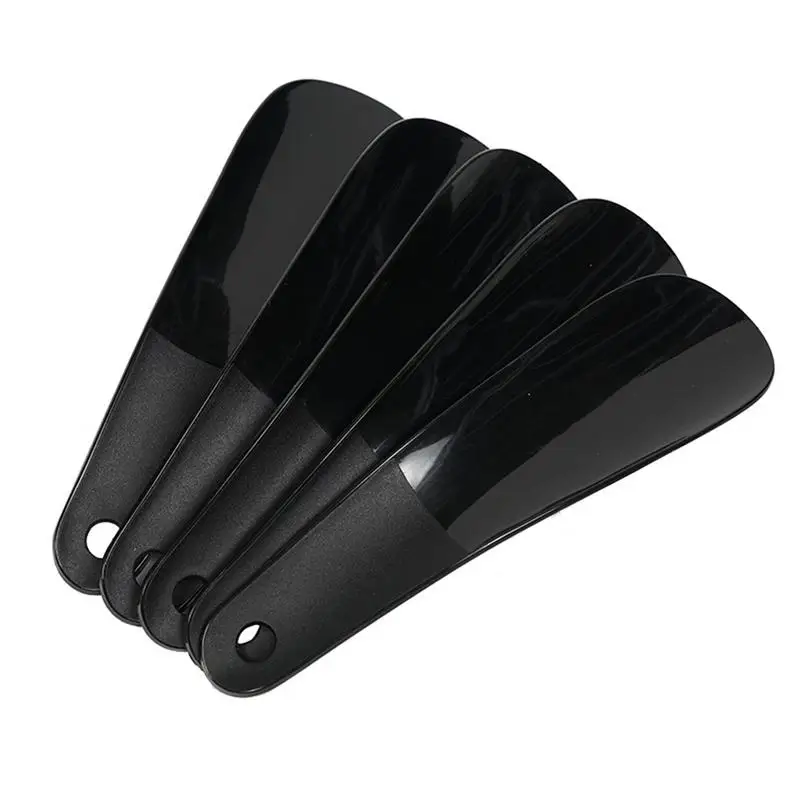 

Shoe Horn shoehorn 5pcs Professional Shoemaker Flexible Sturdy Slip Easy Handle Spoon Plastic Black Shoehorn Shoe Lifter Tool