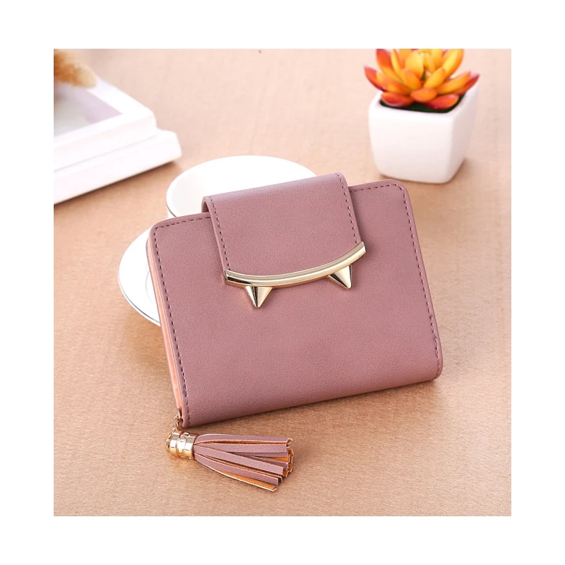 

Short Wallet Ladies Coin Purse Korean Cute Student Wallet Simple Handbag Small Fresh Card Bag