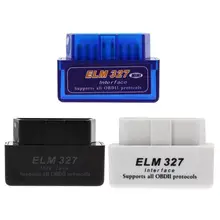 Mini ELM327 V2.1 OBD2 OBDII Senza Fili di Bluetooth Auto Tester Auto Code Scanner Attrezzi di Esplorazione Diagnostico-strumento Funziona con Android coppia(China)