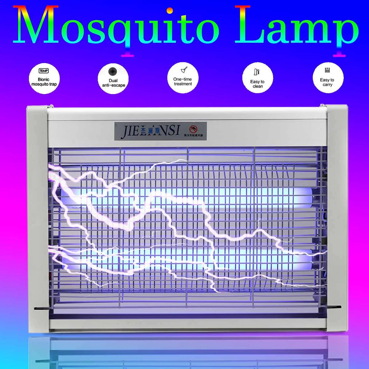 

220V Electric Mosquito Killer Lamp LED Night Light Insect Bug Zapper Trap Anti Fly Repeller Indoor Pest Control Lights