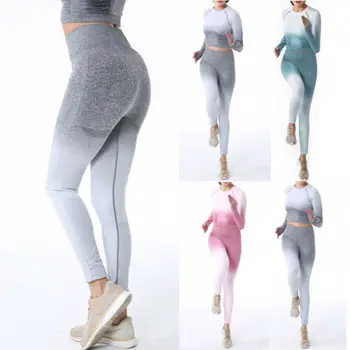 

Hirgin Women Sport Pants High Waist Fitness Leggings Running Gymwear Scrunch Trousers Wholesale