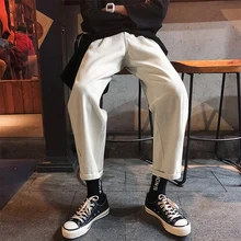 Men's Casual Pants 2019 Spring New Youth Popular Men's Loose Casual Pants Slim Men's Simple Trousers Youth Casual Men's Clothing