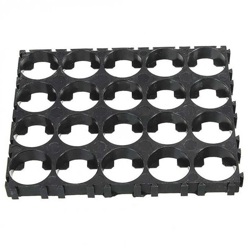 

4X5 Cell 18650 Batteries Spacer Holders Radiating Shell Plastic Bracket-20Pcs