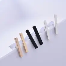 Минималистичные хирургические стальные серебряные тонкие изящные серьги-гвоздики, ювелирные аксессуары для свадебной вечеринки, 1 пара