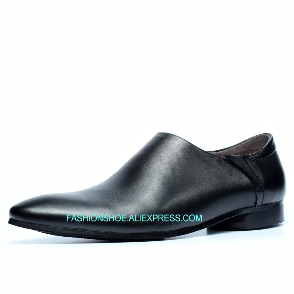 

High Quality Genuine leather Mens Oxfords Flat Wedding Party Dress Shoes Man Formal Suit Dress Shoes