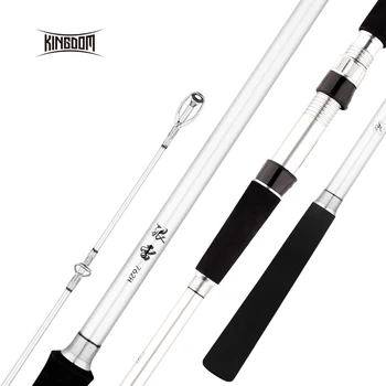 

Kingdom SILBER MINE Spinning Fishing Rods Carbon Body 2.26m Fast High Quality Durable Feeder Rod For Squid Pike Fishing Pole