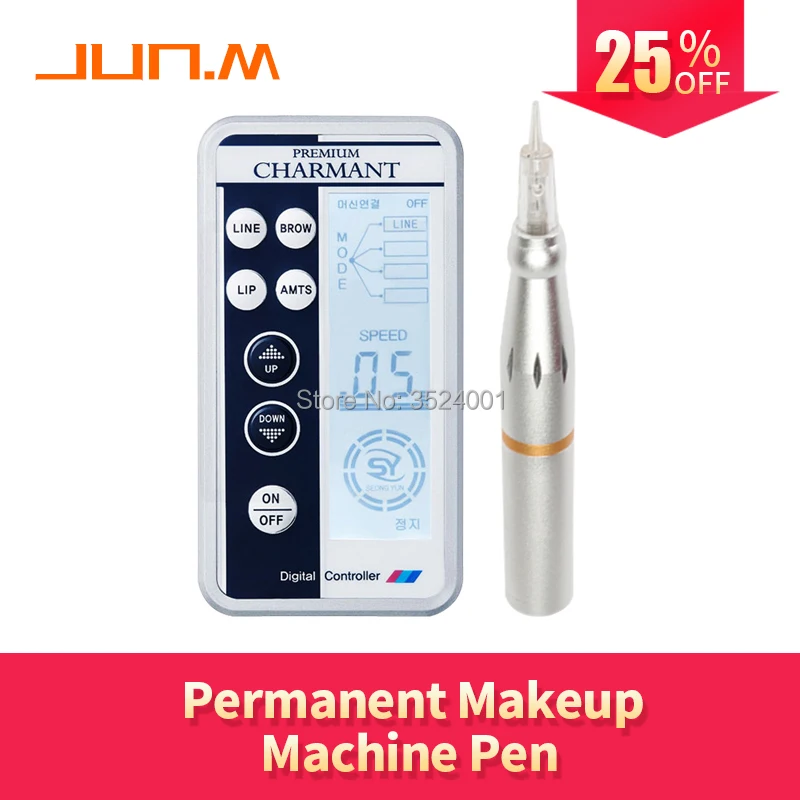 

Electric Digital Tattoo Machines Permanent Makeup Pens For Eyebrows Lips Body Tattoo Kits Make Up Cartridge Needles