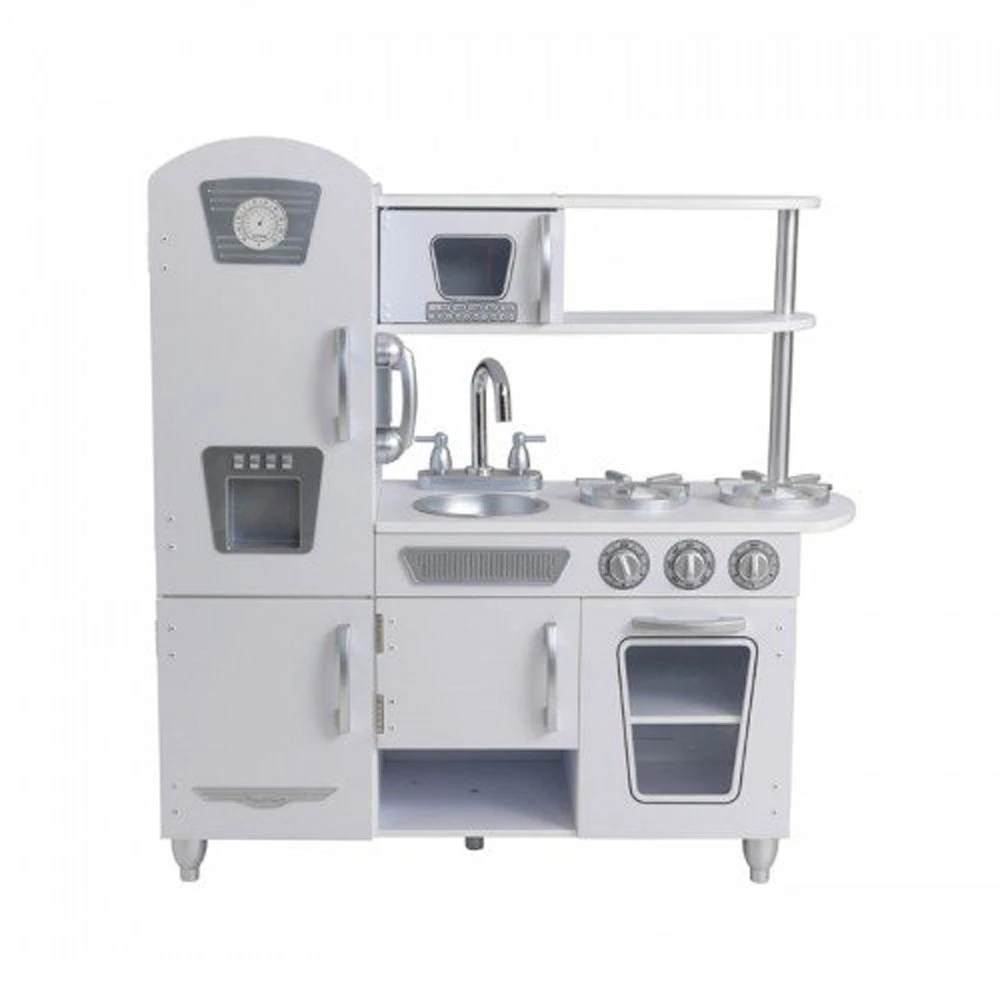 white vintage play kitchen