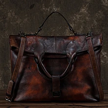 Высококачественная женская сумка-мессенджер из натуральной кожи, сумка через плечо, сумка-тоут из натуральной воловьей кожи, винтажная женская сумка с ручками сверху