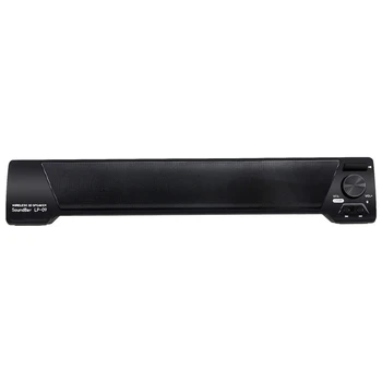 

TV Speakers TV Anti-noise Sound Bar 2.0 Channel Speaker System with Mic Black