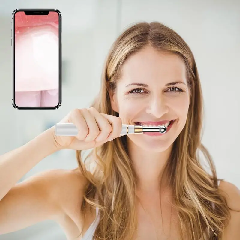  WIFI Intraoral Camera 720P HD WIFI Dental Intraoral Camera Waterproof Endoscope Teeth Mirror LED Li - 32973248927