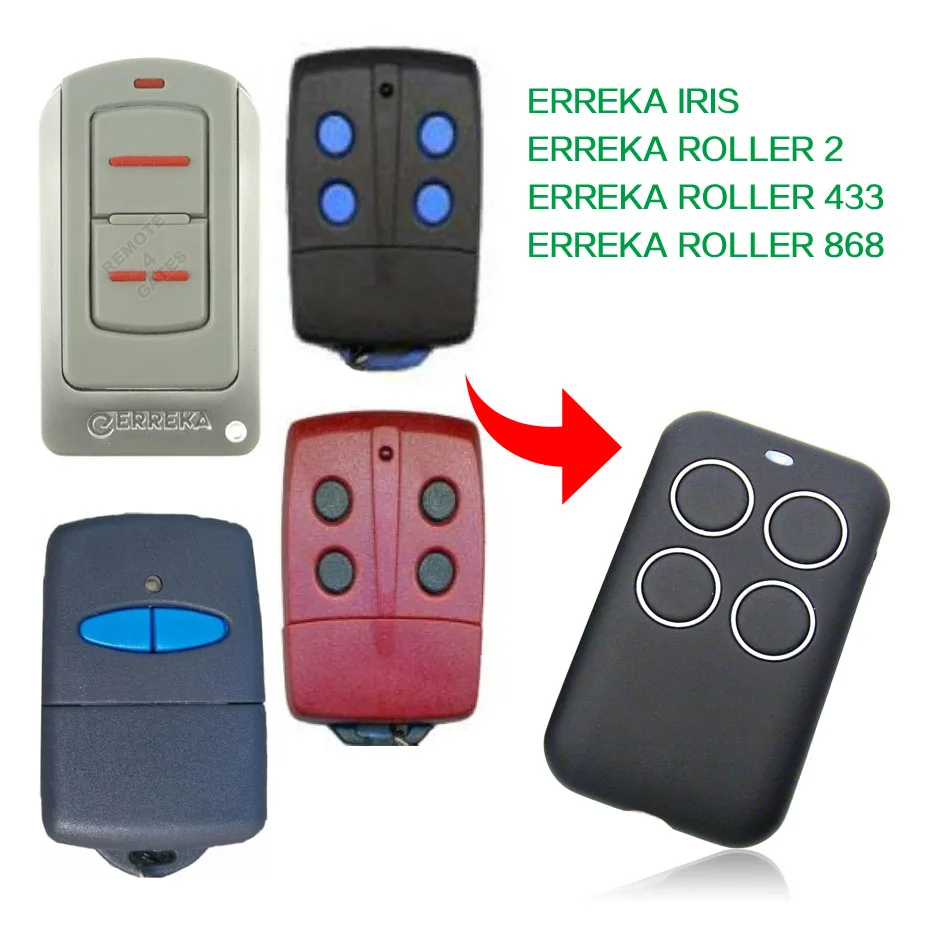 Роликовый 2 роликовый пульт дистанционного управления ereeniris ROLLER 433 868|Пульты ДУ| |