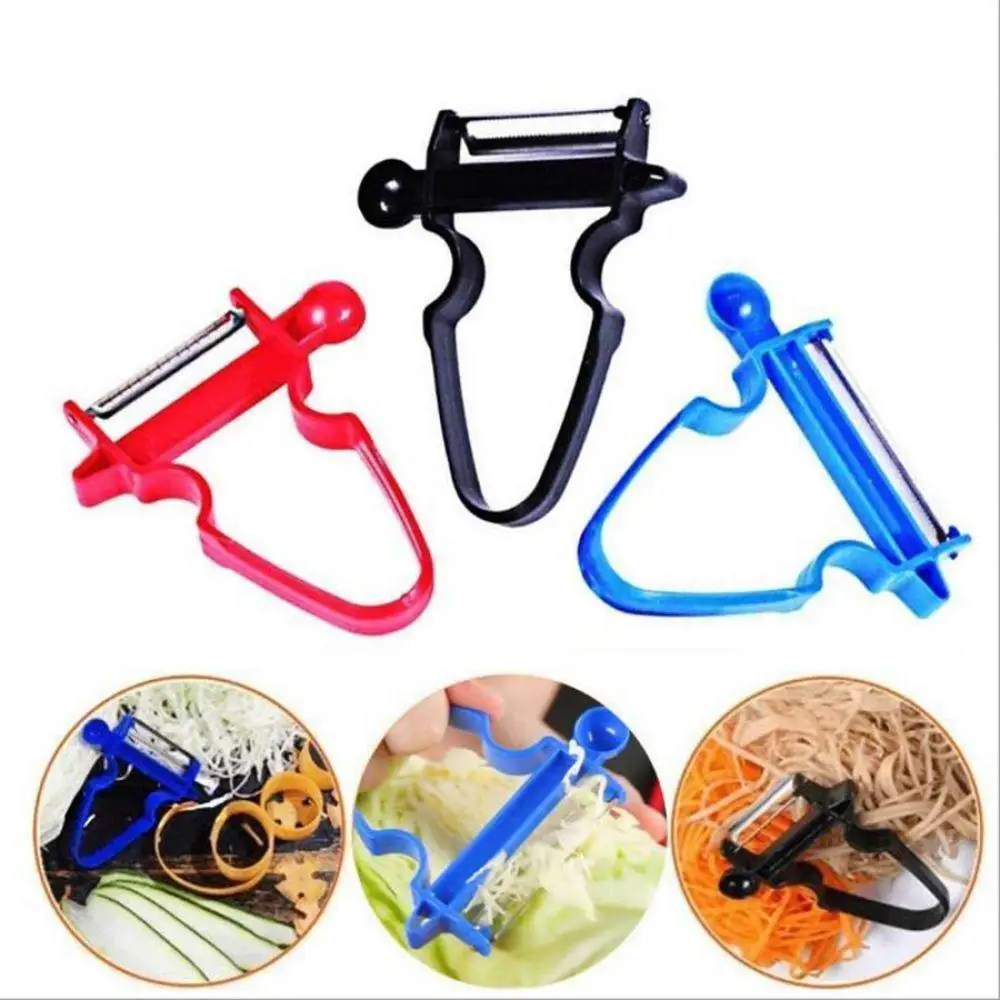 

Peeler pcs Shredder Set Julienne Cutter Blade Stainless Slicer Tools Magic Multi Set Peeler Peel Zesters 3 Steel Trio Kitchen