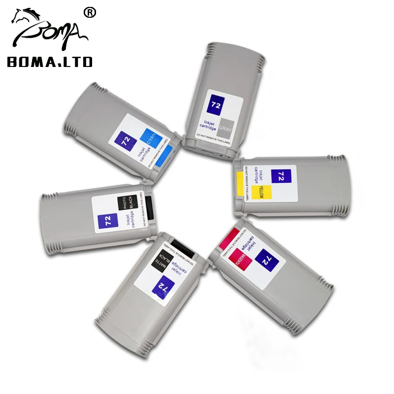 

1 партия, T795, T770, T790, T610, T620, с картриджем для принтера HP 72, совместим с HP T1100, T1120, T2300