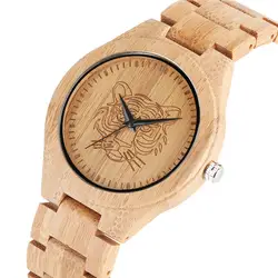 Relogio Feminino натуральный кварцевые часы из бамбука двигаться для мужчин t для женщин для мужчин классические деревянные часы элегантный