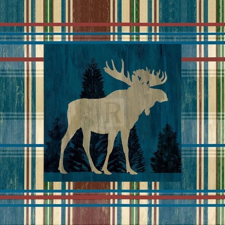 Moose Poster Print by Tania Bello (12x12) | Дом и сад