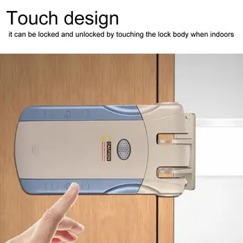 

WAFU Wireless Invisible Keyless Electronic Lock Remote Control Touch Locked&Unlock Hot Sale
