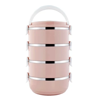 

Stainless Steel Lunchbox School Food Storage Container Student Children 1-4 Layers Portable Insulated Thermos Bento Lunch Boxs