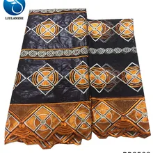 LIULANZHI bazin riche платья Современная кружевная ткань парча жаккардовая ткань на заказ материал с бусинами 5+ 2 ярдов за лот PB25