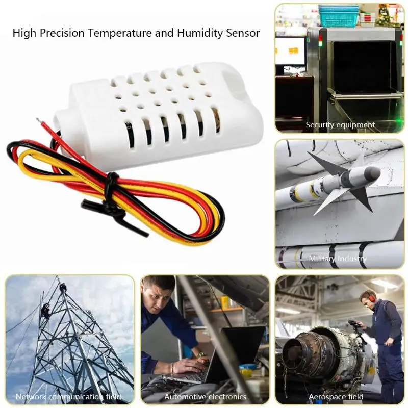 

AM2302B high precision temperature and humidity sensor Resistive power board Measure module Probe digital signal single bus out