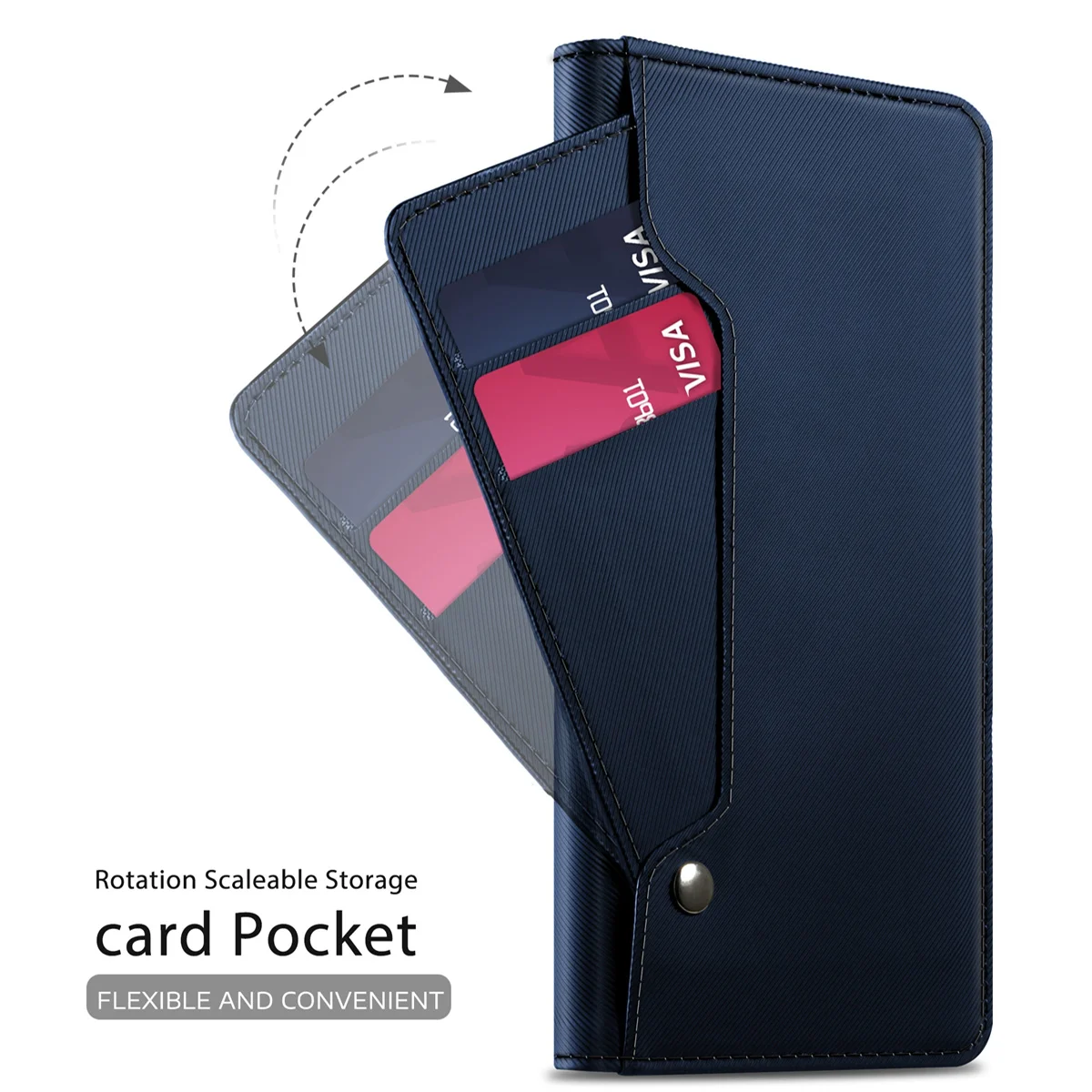 

For Samsung Galaxy S10 S10 Plus S10E Case Leather Flip Stand Mirror Magnetic Wallet Case For Samsung S10 Cover Rotate Card Slot