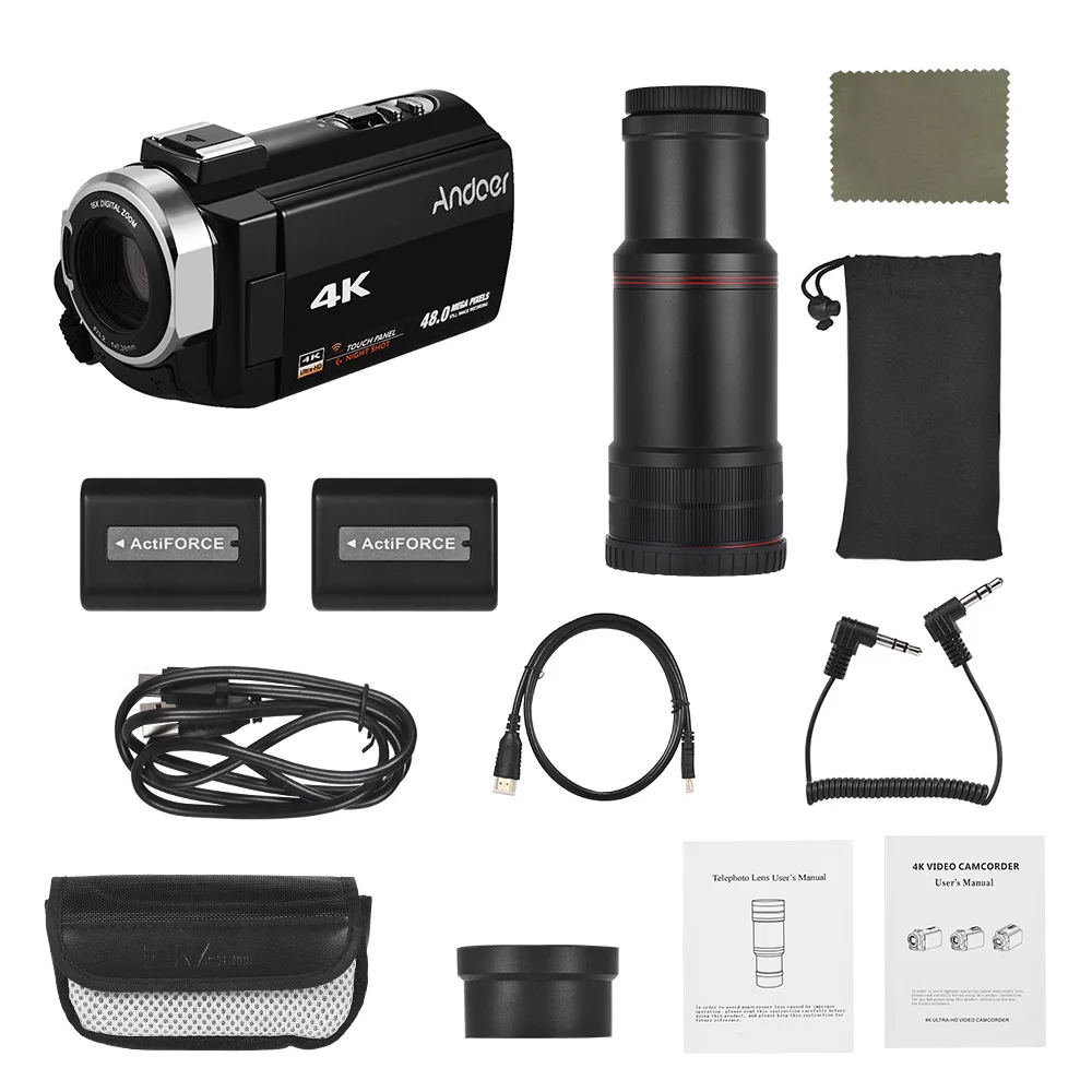 Canon G7x Andoer 4K Digital Camera Video Camcorder 48MP Inch