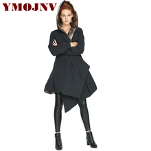 YMOJNV Зимняя парка, дизайн, модное женское Яркое пальто, утепленное двухстороннее пальто с капюшоном, пуховик для женщин