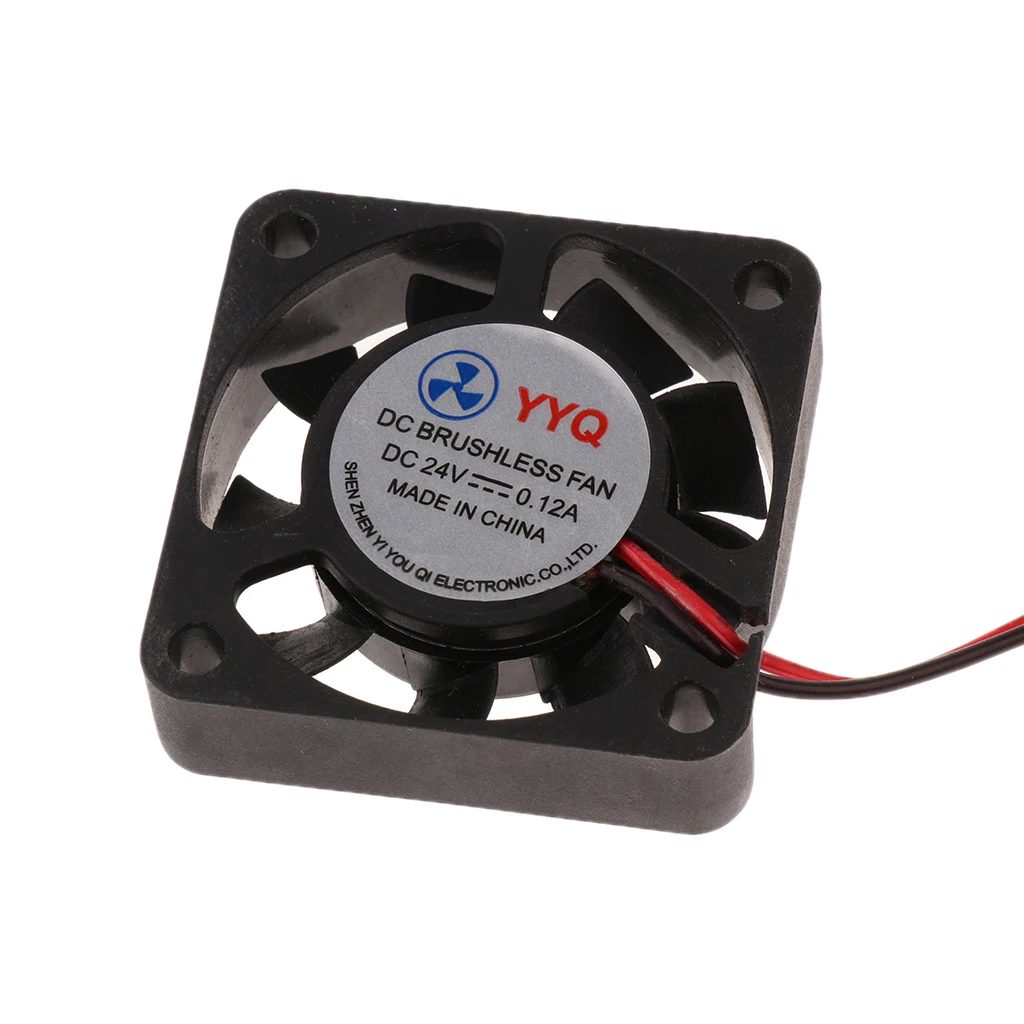 Ultra-silent 24V 40mmx40mmx10mm 4010 DC Brushless Cooling Fan for 3D Printer Auto-control System Electronics Medical Facilities |
