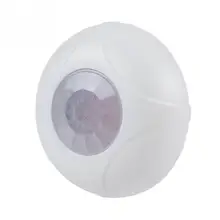 На верхней панели проводной потолочный пассивный инфракрасный детектор потолочный кабель пассивный инфракрасный Сенсор сигнализации 360 градусов угол обнаружения 8 м