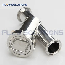 Triclamp санитарный фильтр Y-style, TC-Clamp(3/" 19 мм, 1" 25 мм, 1," 38 мм, 2" 51 мм), SS304,(300 сетка или другое