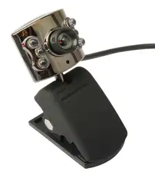 Светодио дный USB 30,0 м 6 LED Веб-камера с микрофоном веб-камера для настольных ПК ноутбук