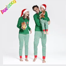 Рождественский Пижамный комплект для всей семьи, одежда для сна для взрослых, женщин, мужчин и детей, одежда для сна