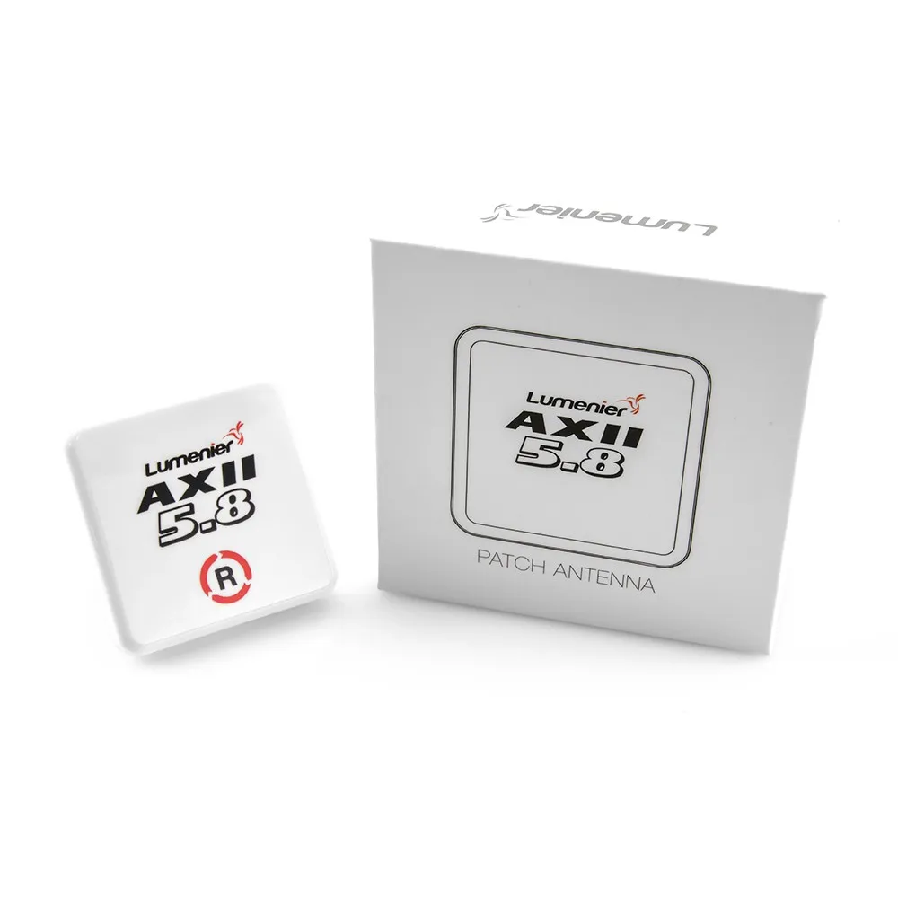 Оригинальная патч антенна Lumenier AXII 5 8 ГГц 8.4dBi FPV LHCP/RHCP SMA/RP SMAFor RC модели запасные