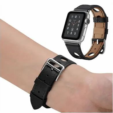 For Apple Watch Series 4 Newest Genuine Leather Watch Band Wrist Strap For Apple Series 3 2 1 herm Watchbands 40-44mm Bracelet