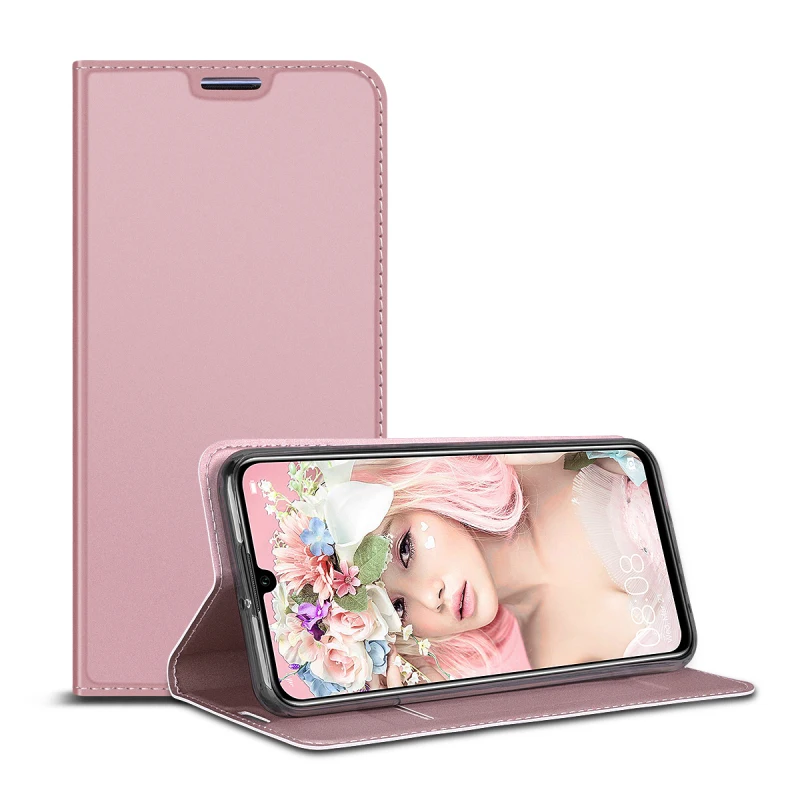 Роскошный флип-кейс из искусственной кожи для HUAWEI Honor View 20 полностью защитный