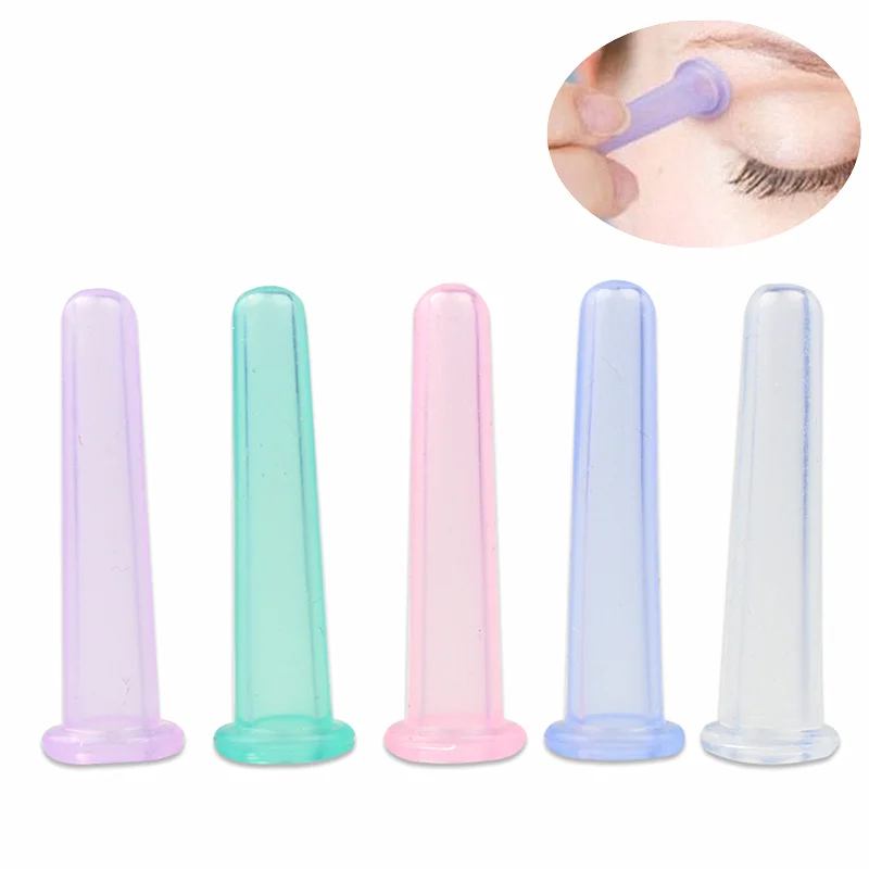 

1Pc Eye Body Silicone Massage Cup Meridian Health Care Equipment Vaccum Facial Massager Cupping Cup Face Care Therapy Treatment